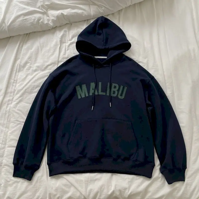 Hoodie Women Hooded Sweatshirt Oversized Long-sleeved Pullover Navy Blue Autumn Winter Plus Velvet Loose Hoodie Women's Clothing
Hoodie Women Hooded Sweatshirt Oversized Long-sleeved Pullover Navy Blue Autumn Winter Plus Velvet Loose Hoodie Women's Clothing