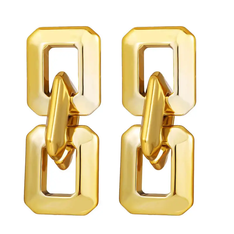 Fashion Punk Long Thick Chain Link Dangle Earrings For Women Metal Trendy Geometric Link Drop Earring Brincos Elegant Jewelry
Fashion Punk Long Thick Chain Link Dangle Earrings For Women Metal Trendy Geometric Link Drop Earring Brincos Elegant Jewelry