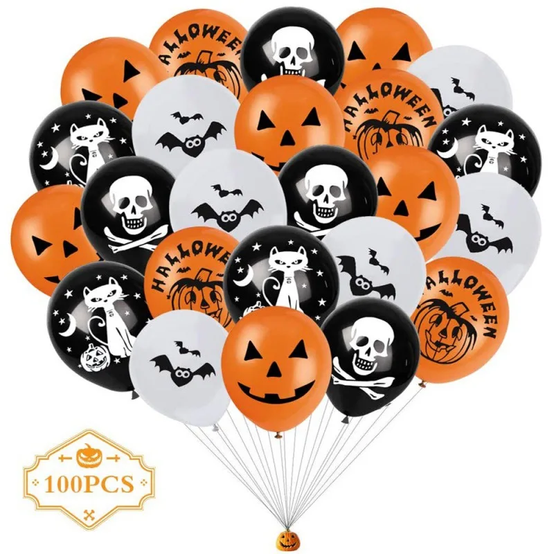 Holiday Decoration Halloween Latex Balloon Witch Skull Pumpkin Head Ghost Festival Halloween Balloon
Holiday Decoration Halloween Latex Balloon Witch Skull Pumpkin Head Ghost Festival Halloween Balloon