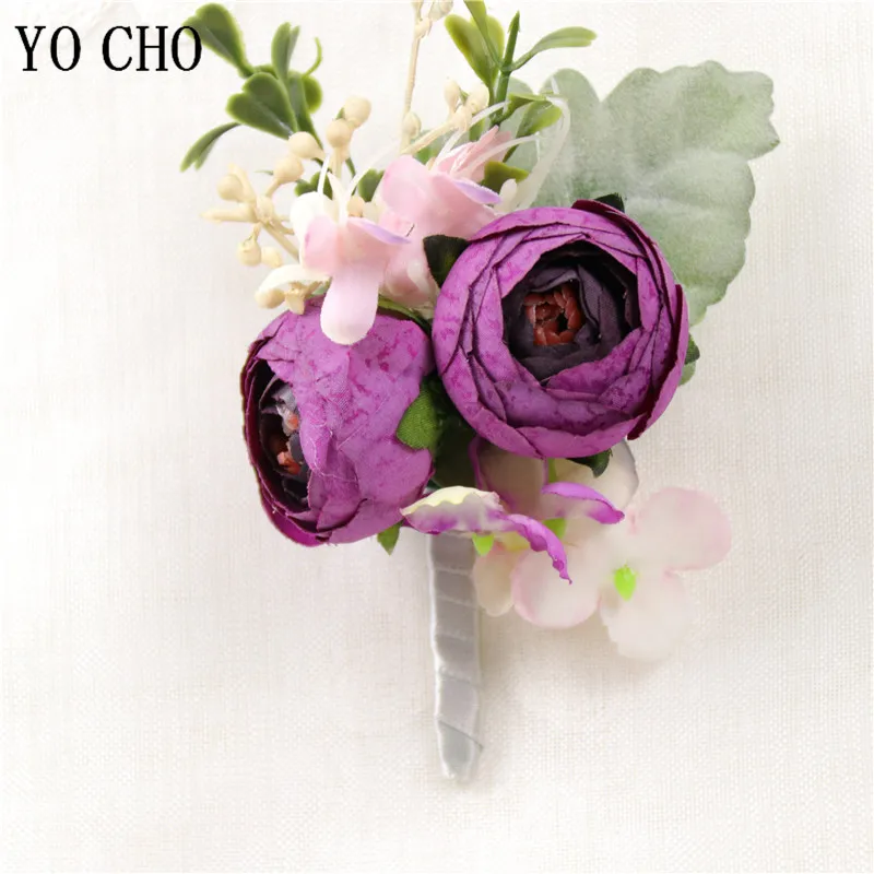 YO CHO Artificial Silk Flowesr Groom Boutonniere Bride Wrist Corsage Bracelets Wedding Hand Flowers Party Suit Boutonieres Decor
YO CHO Artificial Silk Flowesr Groom Boutonniere Bride Wrist Corsage Bracelets Wedding Hand Flowers Party Suit Boutonieres Decor