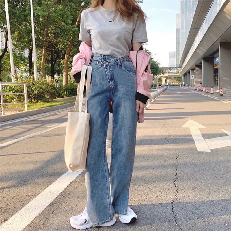 Woman Jeans High Waist Clothes Wide Leg Denim Clothing Blue Streetwear Vintage Quality Nice Vogue Harajuku Straight Pants
Woman Jeans High Waist Clothes Wide Leg Denim Clothing Blue Streetwear Vintage Quality Nice Vogue Harajuku Straight Pants