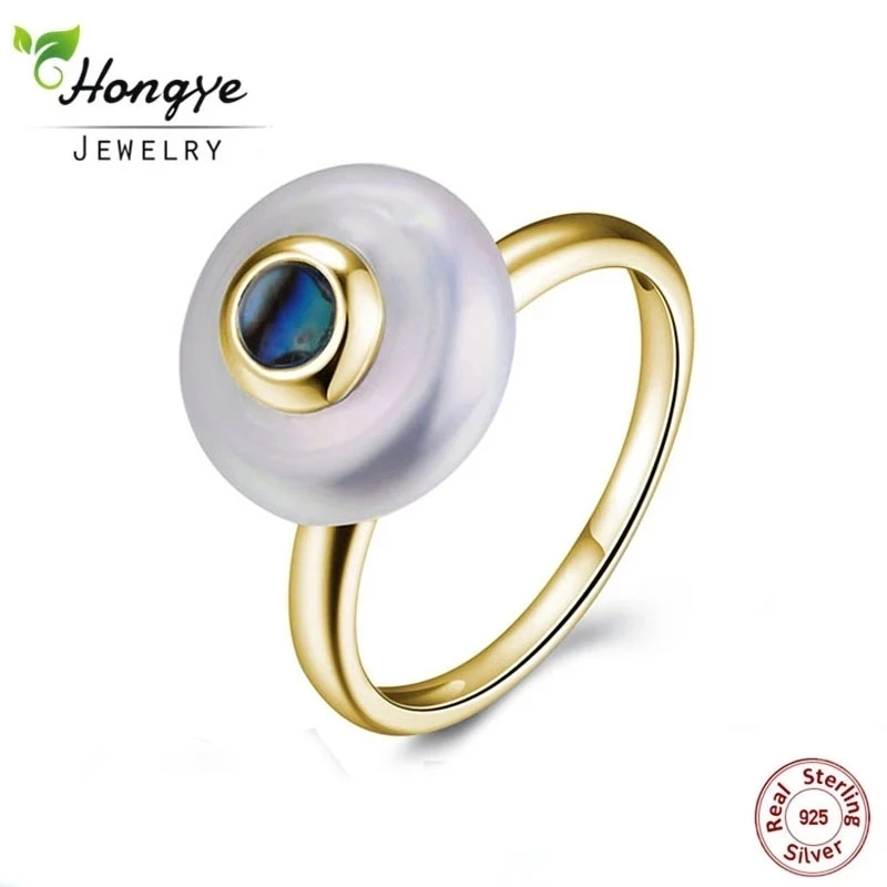 Hongye 100% Natural Freshwater Pearl Rings 925 Sterling silver jewelry Oblate 2.5CM Fashion Designer Gold Ring for Women Wedding
Hongye 100% Natural Freshwater Pearl Rings 925 Sterling silver jewelry Oblate 2.5CM Fashion Designer Gold Ring for Women Wedding