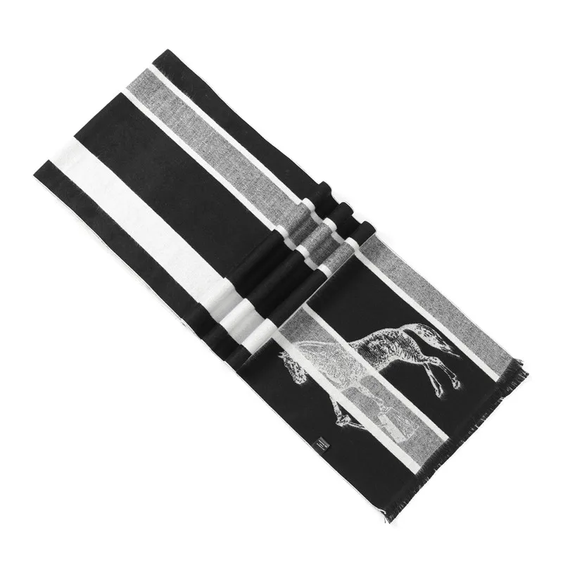 Men's Scarf New Imitation Cashmere in Autumn and Winter Long Jacquard Horse Outdoor Warm and Cold Proof in Winter
Men's Scarf New Imitation Cashmere in Autumn and Winter Long Jacquard Horse Outdoor Warm and Cold Proof in Winter
