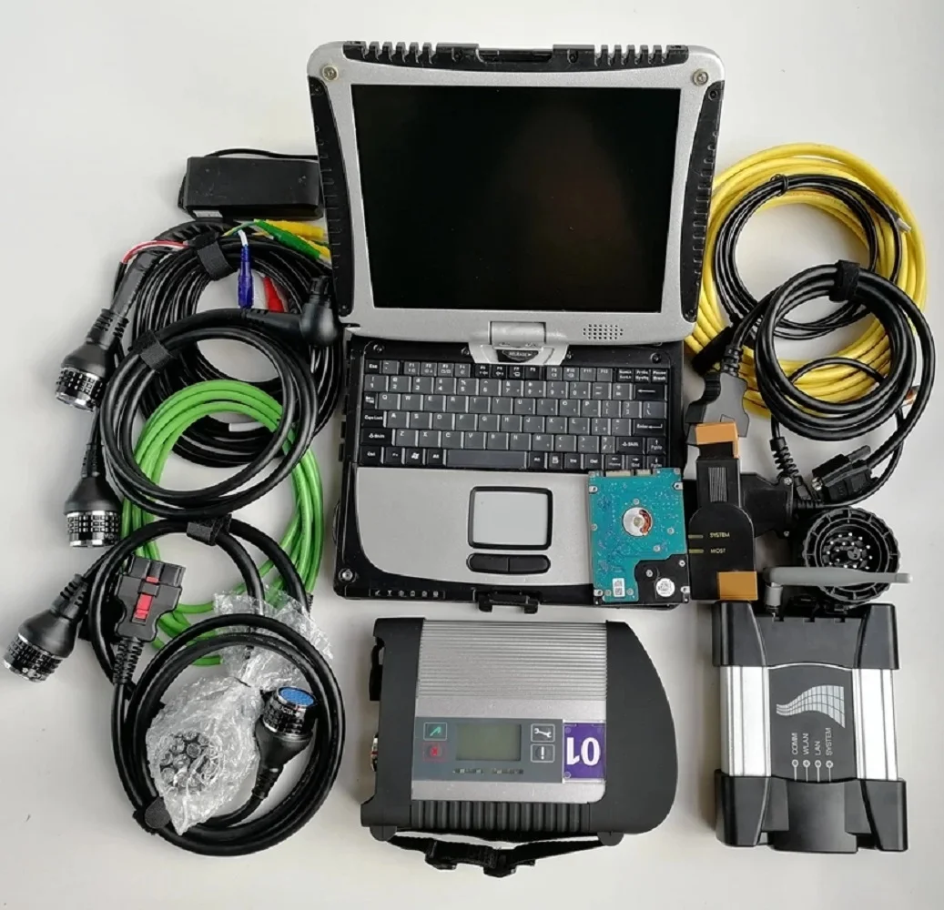 2in1 Auto Diagnosis Tools MB Star C4 and Wifi Icom Next with Software in 1TB HDD with Used Laptop CF-19 CF19 Toughbook Ready use
2in1 Auto Diagnosis Tools MB Star C4 and Wifi Icom Next with Software in 1TB HDD with Used Laptop CF-19 CF19 Toughbook Ready use