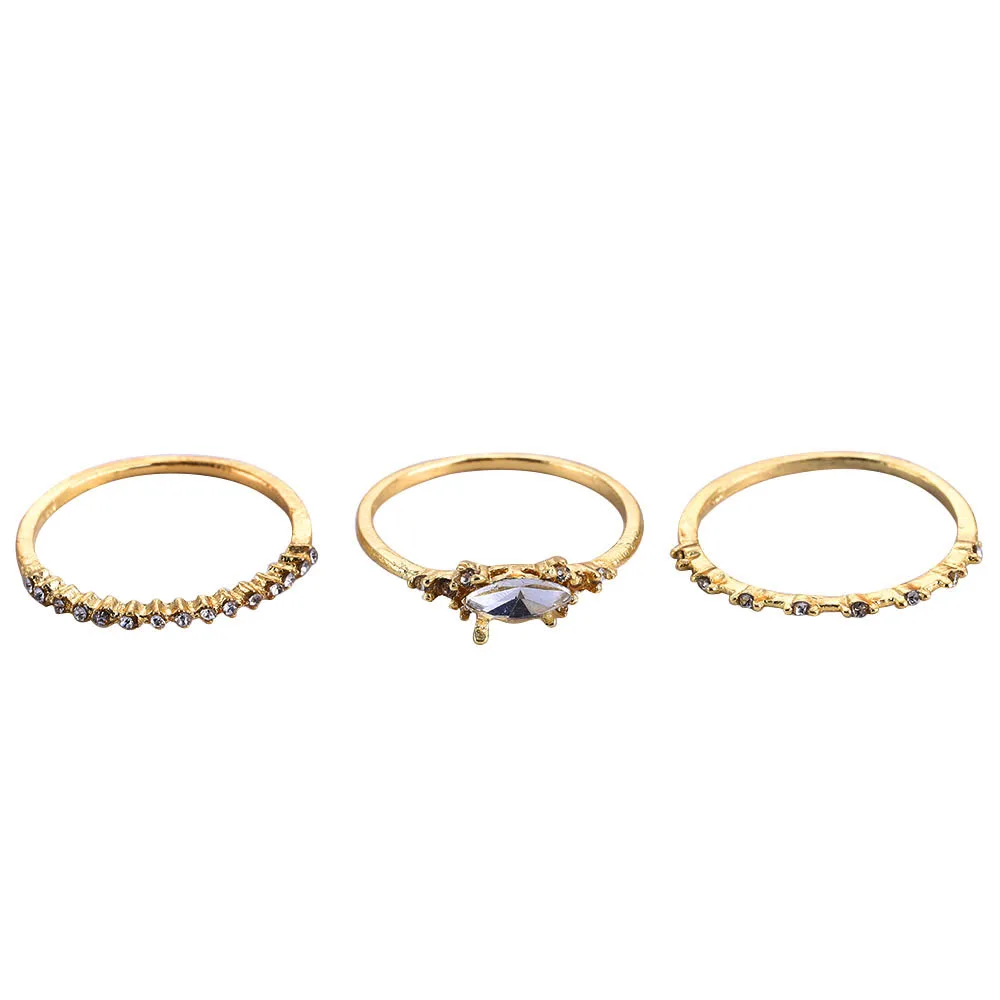 3 Pieces/set of Fashionable Women's Gold Inlaid Ring Wedding Temperament Popular New Hot-selling Bridal Jewelry Size 6-10
3 Pieces/set of Fashionable Women's Gold Inlaid Ring Wedding Temperament Popular New Hot-selling Bridal Jewelry Size 6-10