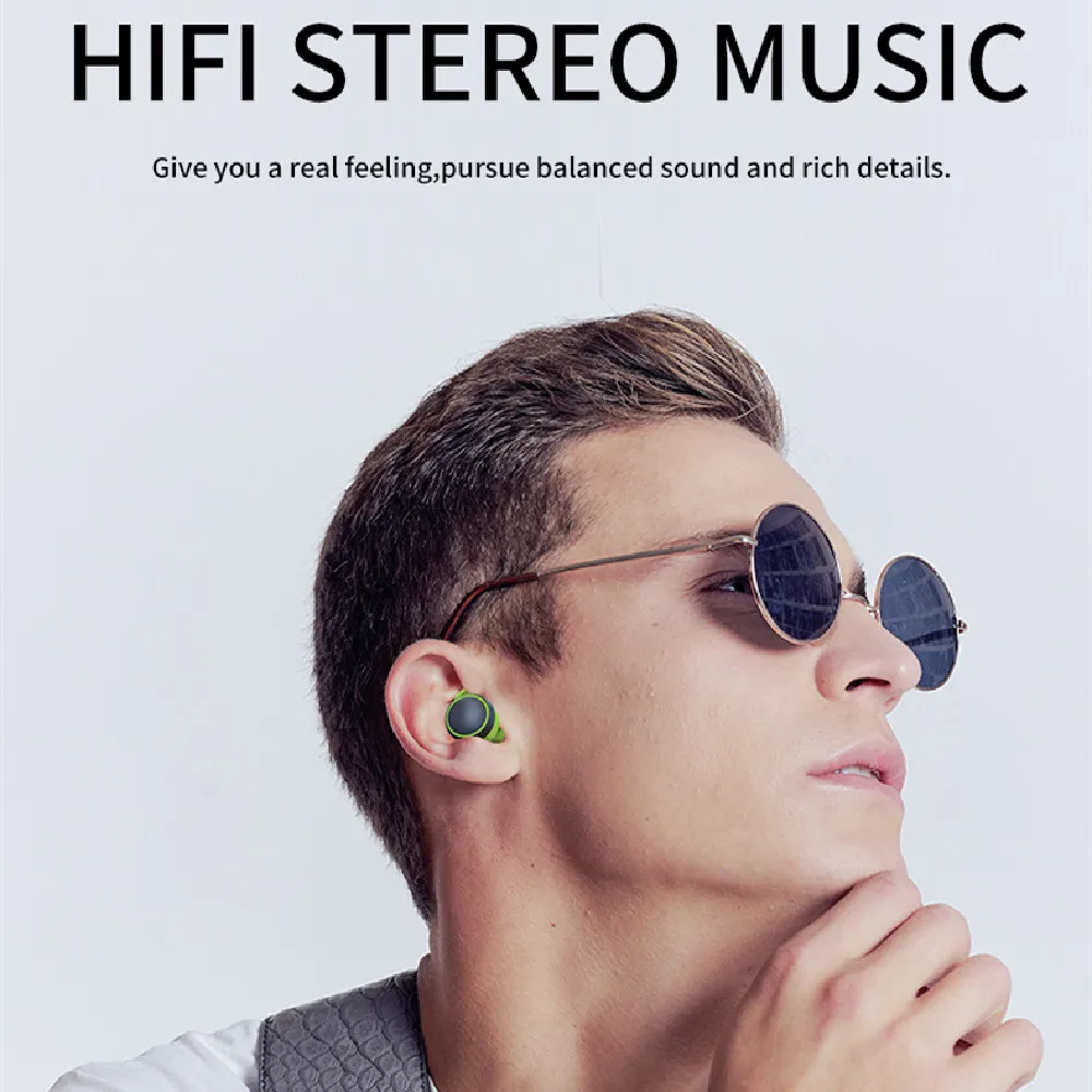 Беспроводные Bluetooth наушники AIKSWE T7 Pro Hi-Fi стереонаушники 5 0 Спортивная гарнитура с
