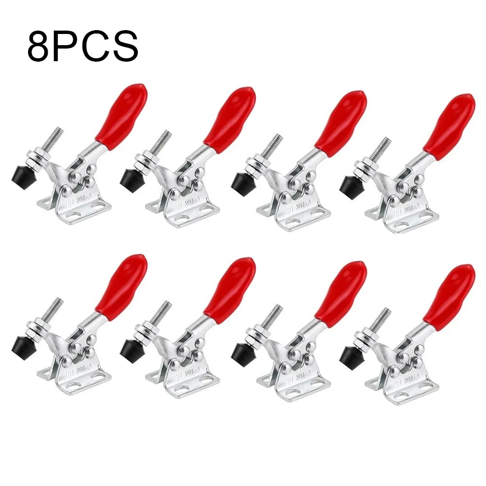 8pcs GH-201A Horizontal Toggle Clamp Welding Clips Quick-Release Toggle Clamps U-shaped Clamping Bar Hand Clip Tool
8pcs GH-201A Horizontal Toggle Clamp Welding Clips Quick-Release Toggle Clamps U-shaped Clamping Bar Hand Clip Tool