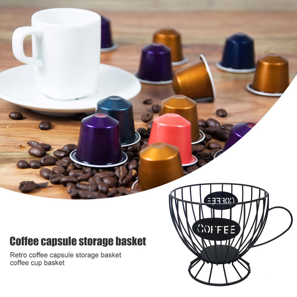Universal Coffee Capsule Storage Basket Coffee Cup Basket Vintage Coffee Pod Organizer Holder Black For Home Cafe Hotel Dropship
Universal Coffee Capsule Storage Basket Coffee Cup Basket Vintage Coffee Pod Organizer Holder Black For Home Cafe Hotel Dropship