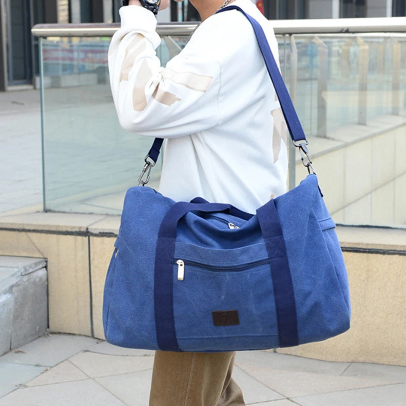 

2023 мужские модные повседневные дорожные портативные вещевые сумки большая вместимость холщовая дорожная сумка кросс-боди классическая су...