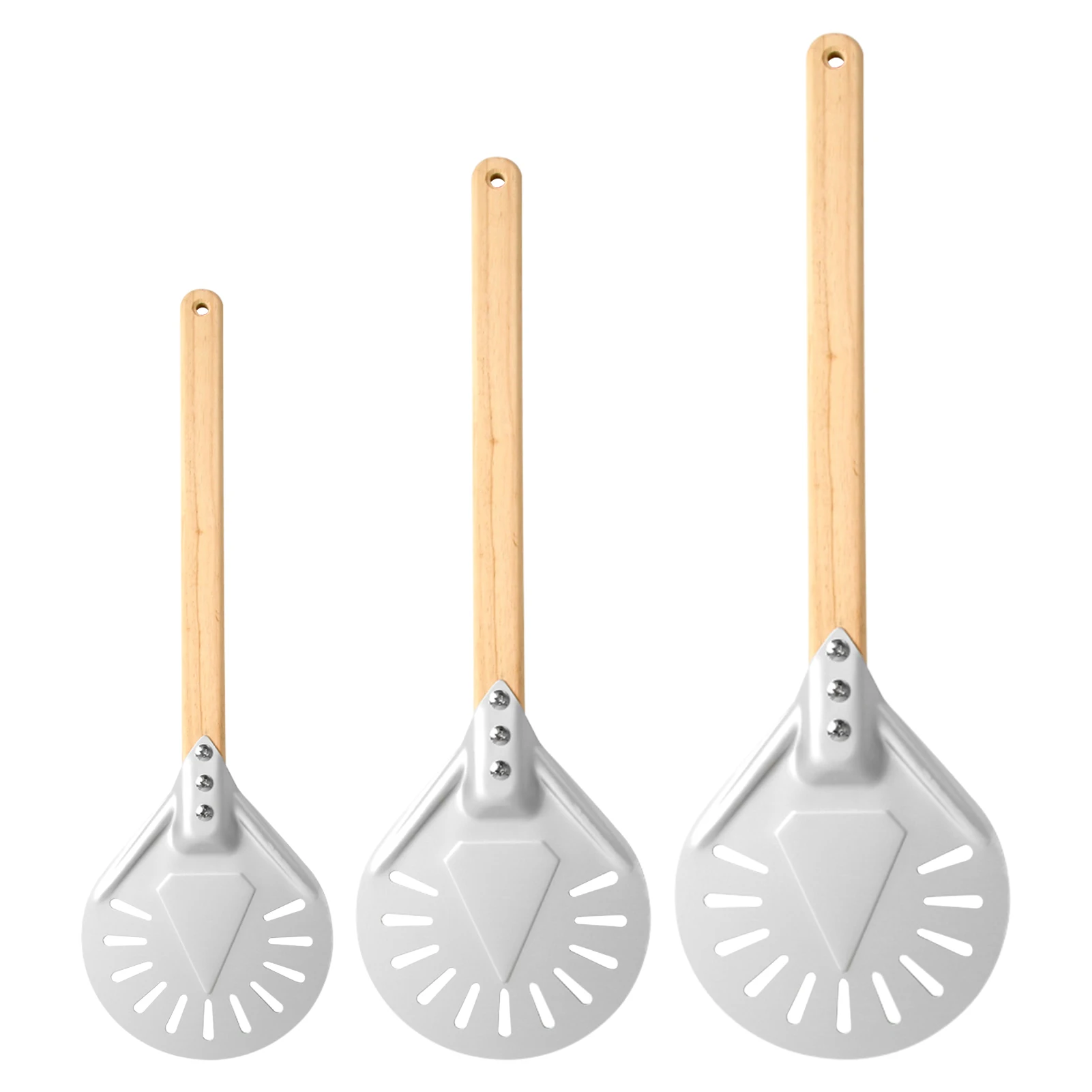 Aluminum Alloys Pizza Making Tool Wooden Handle Pizza Shovel Pizza Peel Detachable Portable Home Baking Tool Kitchen Gadget
Aluminum Alloys Pizza Making Tool Wooden Handle Pizza Shovel Pizza Peel Detachable Portable Home Baking Tool Kitchen Gadget