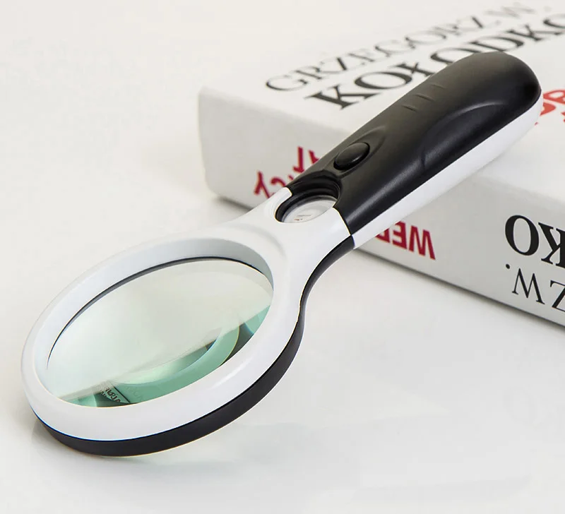 Illuminated Magnifier With 3 LED Microscope Magnifying Glass Aid Reading for Seniors loupe Jewelry Repair Tools
Illuminated Magnifier With 3 LED Microscope Magnifying Glass Aid Reading for Seniors loupe Jewelry Repair Tools