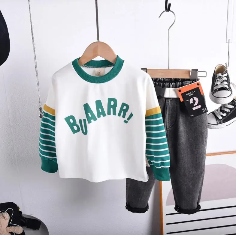 Fahion Children Suit 2021 New Toddler Kids Baby Boy Cartoon Dinosaur T Shirt+Pants 2pcs Outfits Boys Clothes Set High Quality
Fahion Children Suit 2021 New Toddler Kids Baby Boy Cartoon Dinosaur T Shirt+Pants 2pcs Outfits Boys Clothes Set High Quality