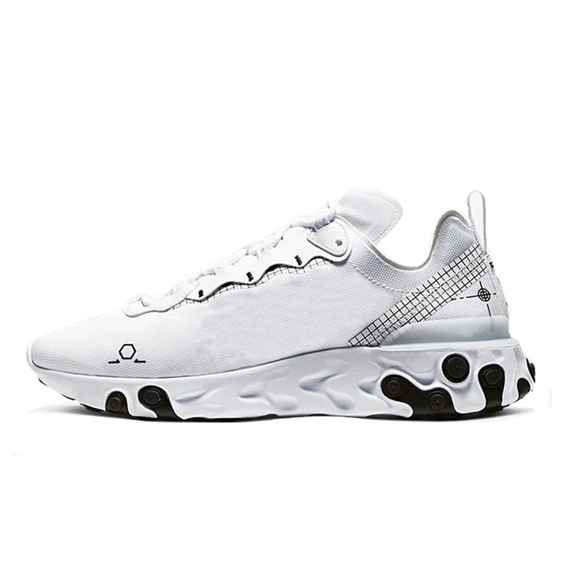 React Element 87 Running Shoes Women Men Sneakers 55 Black White Hyper Pink Tour Yellow Dark Grey Comfortable Trainers 36-45
React Element 87 Running Shoes Women Men Sneakers 55 Black White Hyper Pink Tour Yellow Dark Grey Comfortable Trainers 36-45