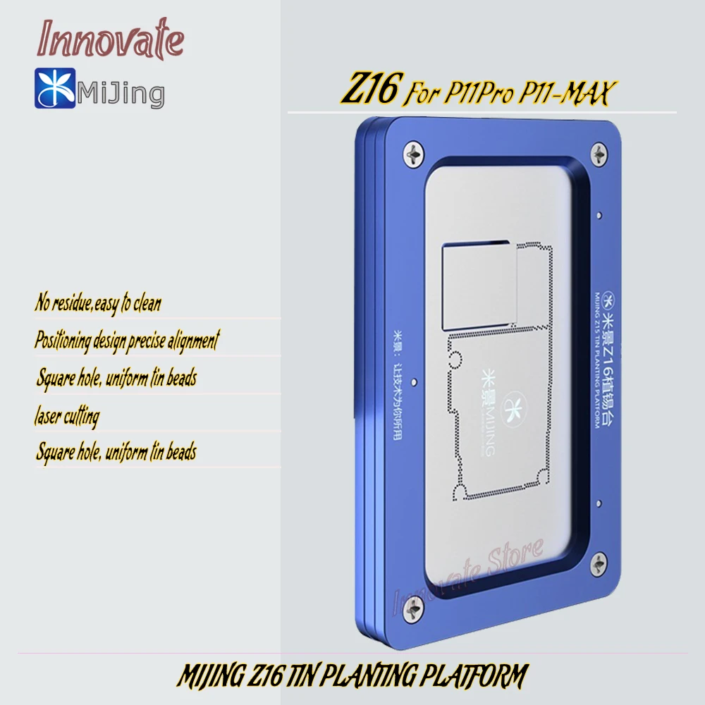 MIJING Z16 TIN PLANTING PLATFORM For P11 Pro MAX Mid-level tin planting mesh planting tin station RF mid-level tin planting mesh
MIJING Z16 TIN PLANTING PLATFORM For P11 Pro MAX Mid-level tin planting mesh planting tin station RF mid-level tin planting mesh