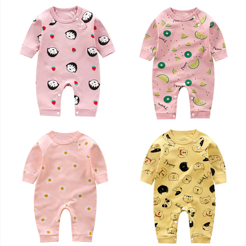 New Arrival Spring Baby Clothing Unisex Boys Girls Cotton Jumpsuit Long Sleeve Printed Climbing Suits One Piece Romper
New Arrival Spring Baby Clothing Unisex Boys Girls Cotton Jumpsuit Long Sleeve Printed Climbing Suits One Piece Romper