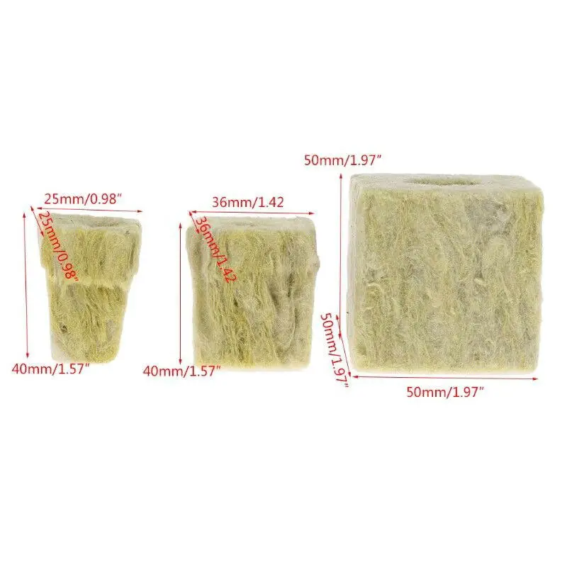 10/25/50pcs Plant Rockwool Starter Grow Plug Cubes Hydroponic Grow Soilless Cultivation Planting Compress
10/25/50pcs Plant Rockwool Starter Grow Plug Cubes Hydroponic Grow Soilless Cultivation Planting Compress