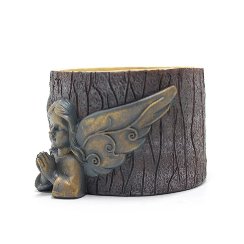 Creative Angel Wing Flower Pot Succulent Planter Resin Art Crafts Table Decor K3NA 
Creative Angel Wing Flower Pot Succulent Planter Resin Art Crafts Table Decor K3NA