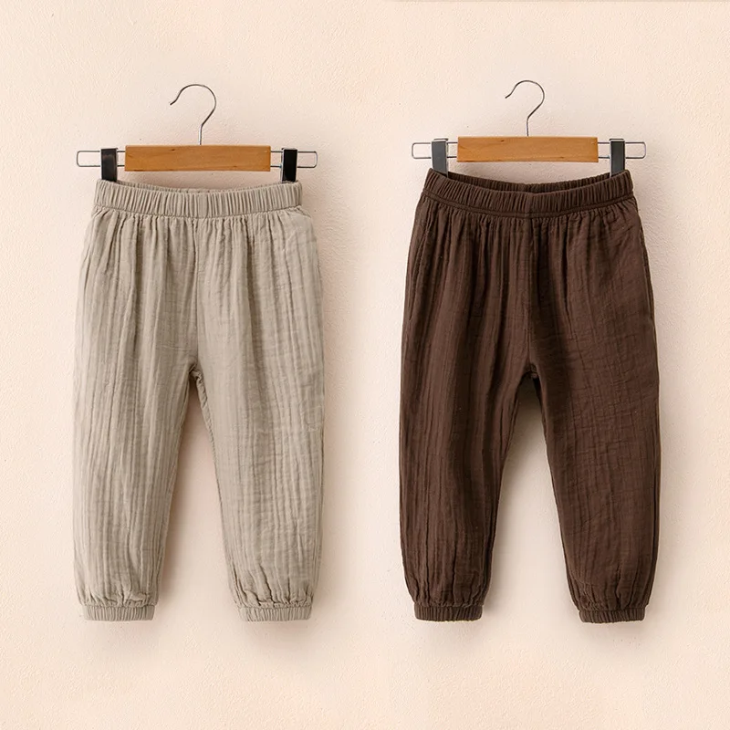 Pants Ankle Length Elastic Waist Loose Solid Cotton New Fashion Comfortable Cute Lovely Simple Spring Auutmn Children Unisex
Pants Ankle Length Elastic Waist Loose Solid Cotton New Fashion Comfortable Cute Lovely Simple Spring Auutmn Children Unisex