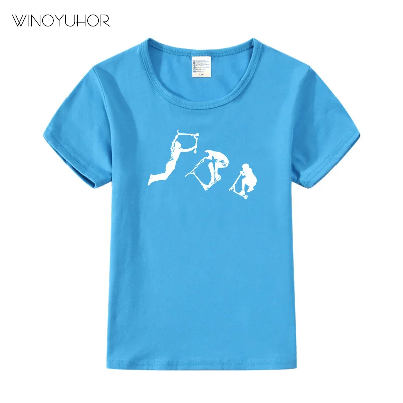 Stunt Scooter In Action Rider Scoot T-shirt Children 2020 New Summer Short Sleeve T Shirt Baby Boys Girls Tee Tops Clothes
Stunt Scooter In Action Rider Scoot T-shirt Children 2020 New Summer Short Sleeve T Shirt Baby Boys Girls Tee Tops Clothes