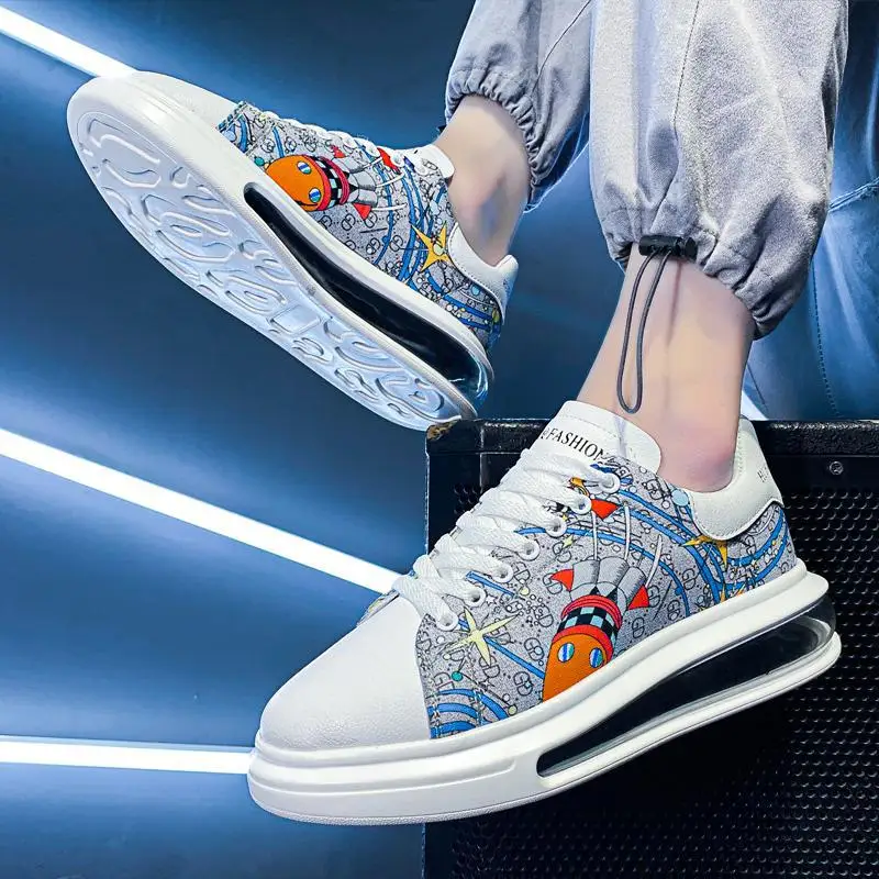 Shoes Men's New Men's Casual Sports Shoes Student Breathable Daddy Shoes Men's Graffiti Street Hip Hop Cushion Shoes
Shoes Men's New Men's Casual Sports Shoes Student Breathable Daddy Shoes Men's Graffiti Street Hip Hop Cushion Shoes