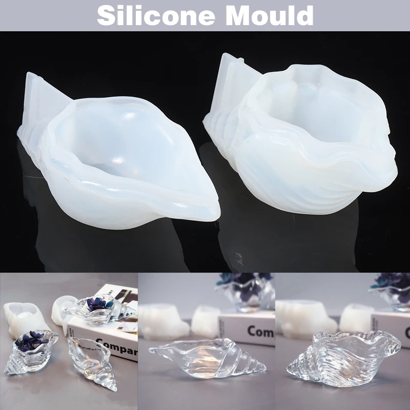 Art Silicone Conch Mold Conch Jewellery Bead Storage Mold Makp Up Egg Holder Stand Mould Craft Tool DIY Mirror Crystal Making
Art Silicone Conch Mold Conch Jewellery Bead Storage Mold Makp Up Egg Holder Stand Mould Craft Tool DIY Mirror Crystal Making