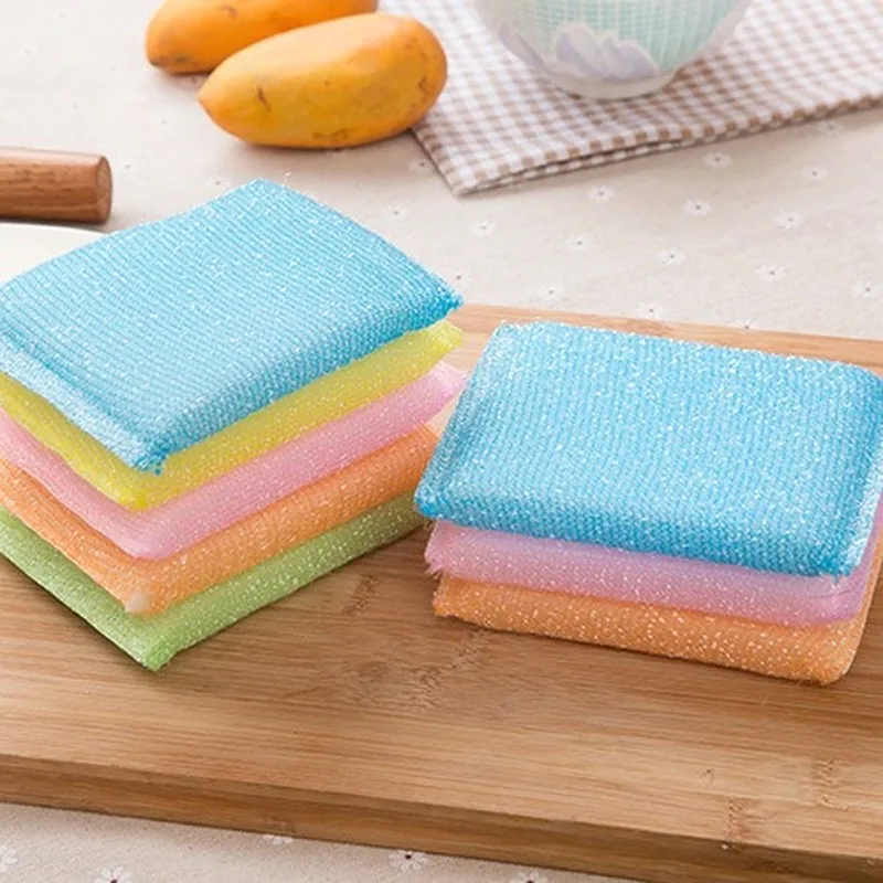 4pcs Kitchen Nonstick Oil Scouring Pad Oil Cleaning Cloth Washing Cloth To Wash Cloth Towel Brush Bowl Wash Cloth Dish Sponge
4pcs Kitchen Nonstick Oil Scouring Pad Oil Cleaning Cloth Washing Cloth To Wash Cloth Towel Brush Bowl Wash Cloth Dish Sponge