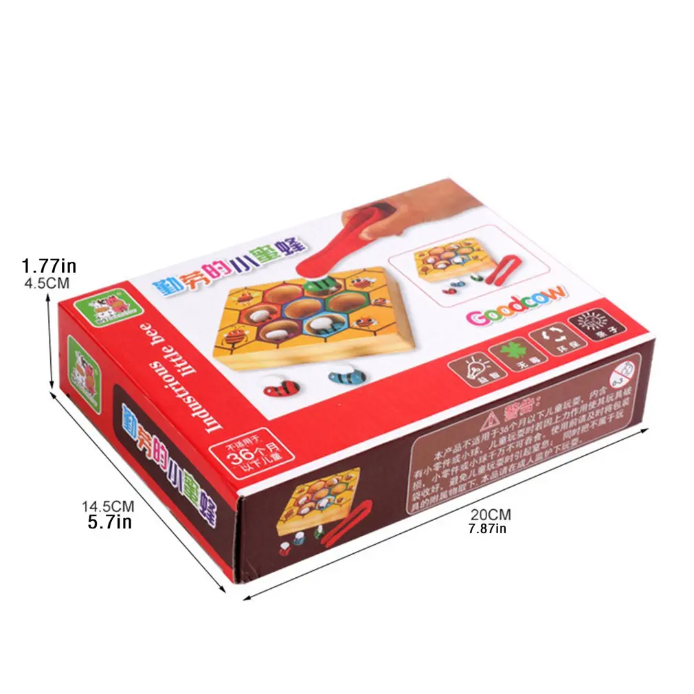 Hot Wooden Leaning Educatinal Toys Children Montessori Early Education Beehive Game Childhood Color Cognitive Clip Small Bee Toy
Hot Wooden Leaning Educatinal Toys Children Montessori Early Education Beehive Game Childhood Color Cognitive Clip Small Bee Toy