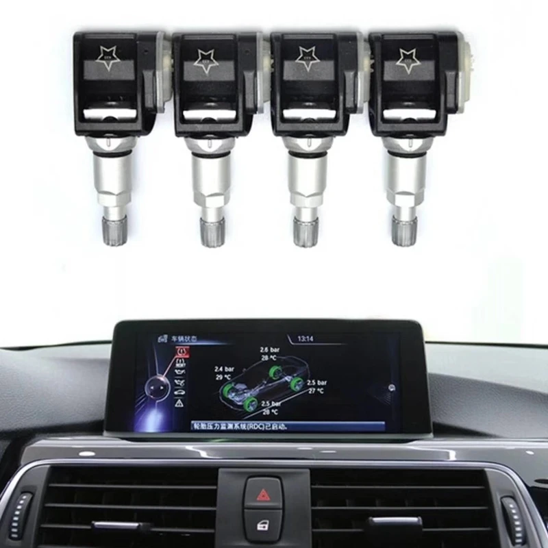 Tire Pressure Monitor Sensor TPMS 433Mhz Fit for BMW G30 G31 G38 F90 G32 G11 G12 G01 G02 G05 36106872774 
Tire Pressure Monitor Sensor TPMS 433Mhz Fit for BMW G30 G31 G38 F90 G32 G11 G12 G01 G02 G05 36106872774