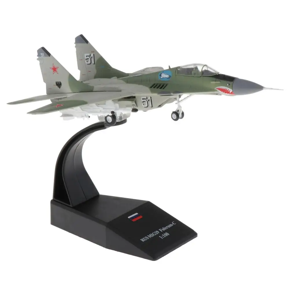 1/100 Scale Russia MIG-29 Fighter Diecast Metal Military Plane Model Toy For Gift Collection
1/100 Scale Russia MIG-29 Fighter Diecast Metal Military Plane Model Toy For Gift Collection