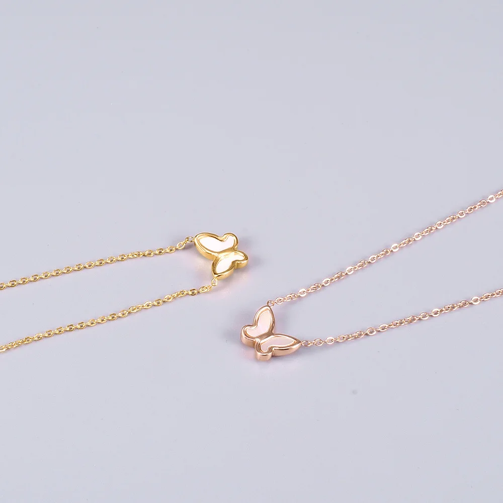 2020 Fashion Titanium Steel Butterfly Choker Necklace For Women Gold Rose Gold Butterf Pendant Necklace Water Wave Chain Friends
2020 Fashion Titanium Steel Butterfly Choker Necklace For Women Gold Rose Gold Butterf Pendant Necklace Water Wave Chain Friends