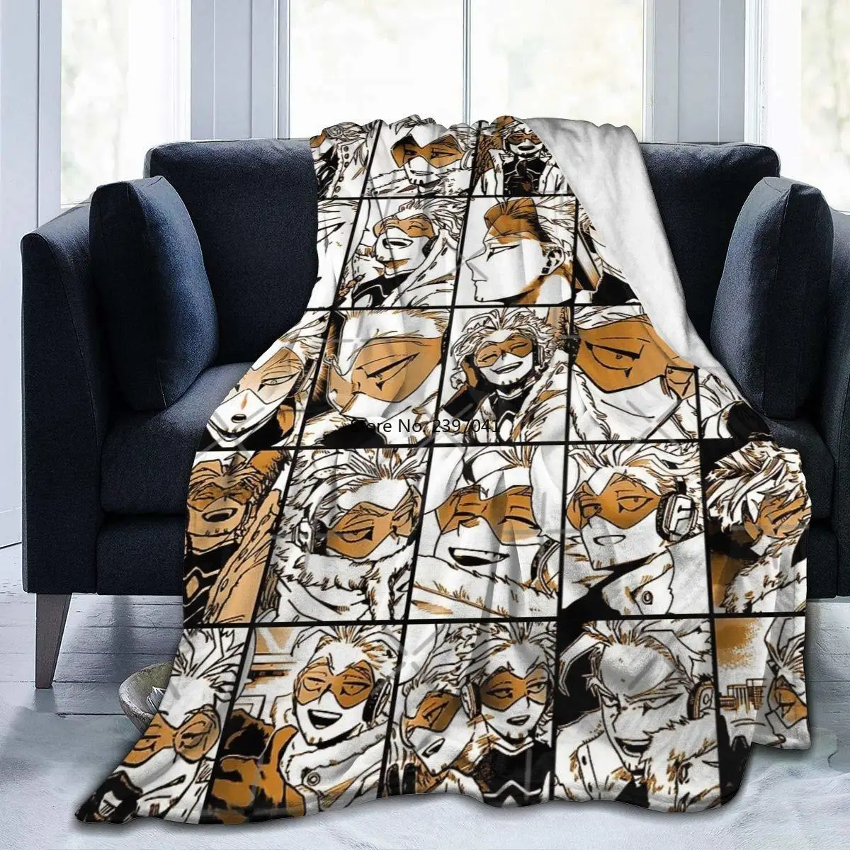 

Флисовое одеяло с коллажем из аниме «Моя геройская Академия»-манга, пушистые теплые Пледы для зимнего постельного белья, кушетки и плюшевого домика
