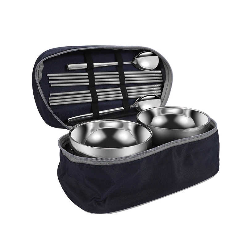 304 stainless steel bowl single portable tableware set travel tableware children set rice bowl camping cooker
304 stainless steel bowl single portable tableware set travel tableware children set rice bowl camping cooker