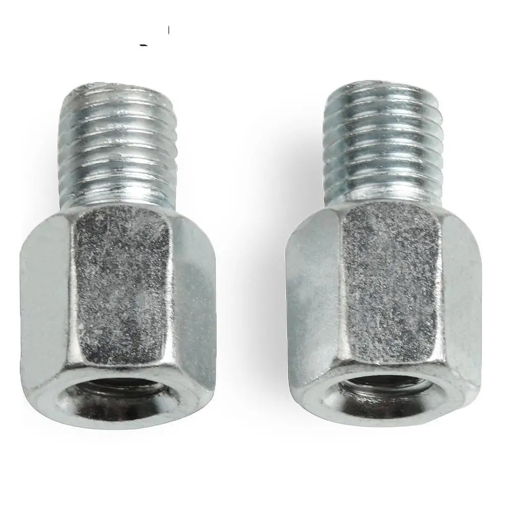 1 Pair Silver Motorcycle Mirror Adapters M10 10MM M8 8MM Rearview Mirrors Conversion Bolt Clockwise Anti-clock Right Left Thread
1 Pair Silver Motorcycle Mirror Adapters M10 10MM M8 8MM Rearview Mirrors Conversion Bolt Clockwise Anti-clock Right Left Thread
