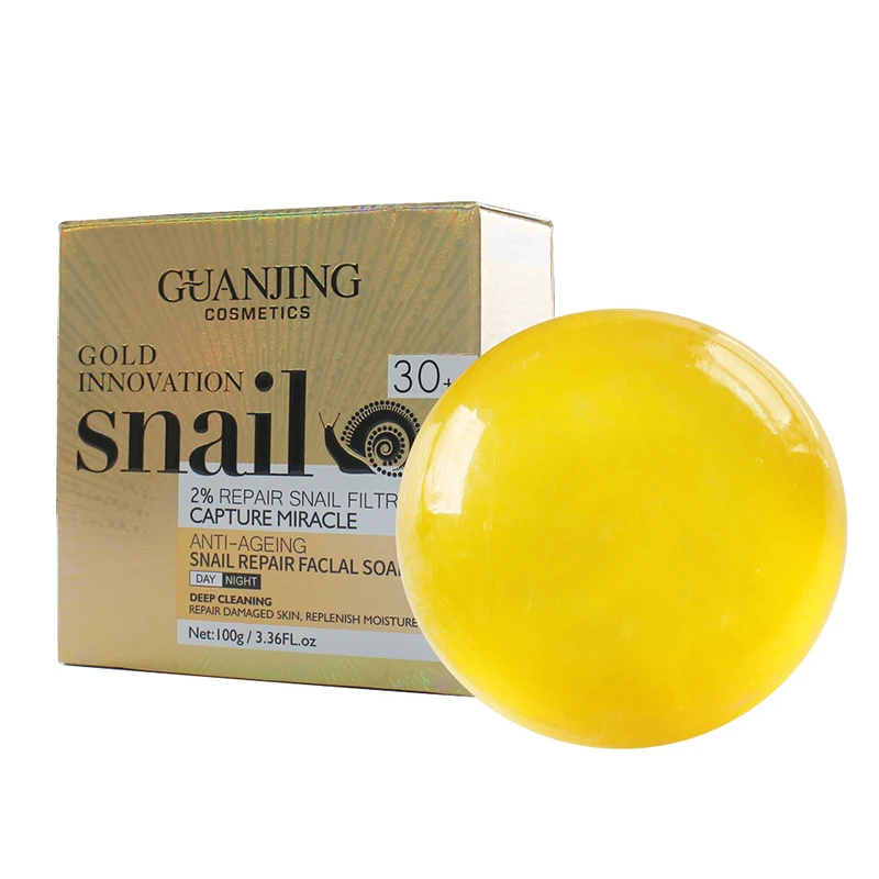 100g Snails Golden Whiting Soap Anti-aging Deep Cleaning Antibacterial Skin Smooth Handmade Soap Face Body Cleaning Skin Care
100g Snails Golden Whiting Soap Anti-aging Deep Cleaning Antibacterial Skin Smooth Handmade Soap Face Body Cleaning Skin Care