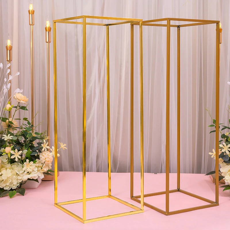 Wedding Gold-plated wrought iron geometric frame artificial flower rack Metal flower arch wedding props backdrop decor road lead
Wedding Gold-plated wrought iron geometric frame artificial flower rack Metal flower arch wedding props backdrop decor road lead