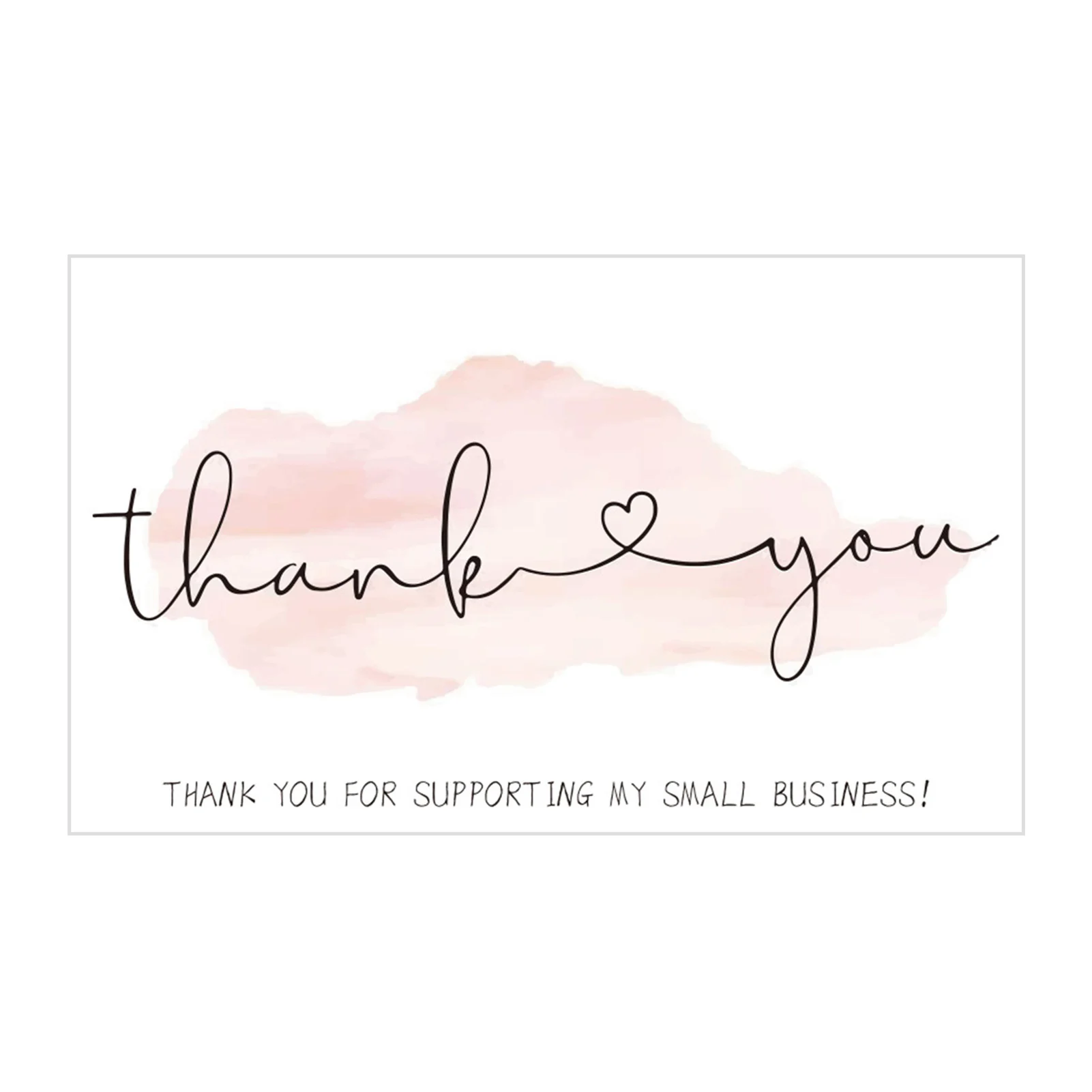 30pcs/pack Pink Thank You Card For Supporting Business Package Decoration Business Card Handmade With Love For Sellers Greater
30pcs/pack Pink Thank You Card For Supporting Business Package Decoration Business Card Handmade With Love For Sellers Greater