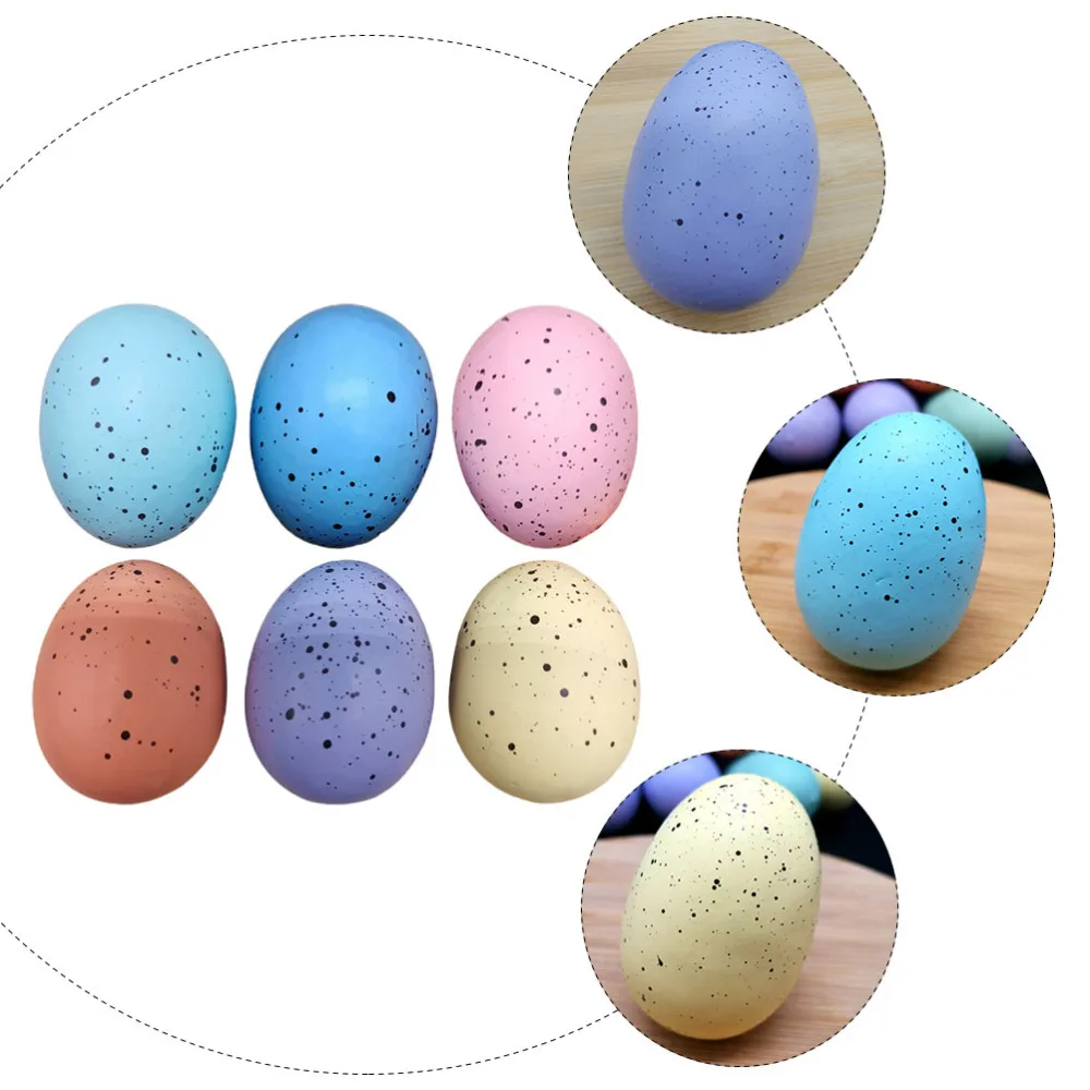 6Pcs Decorative Easter Eggs Children Egg Models Painting Props (Mixed Color)
6Pcs Decorative Easter Eggs Children Egg Models Painting Props (Mixed Color)