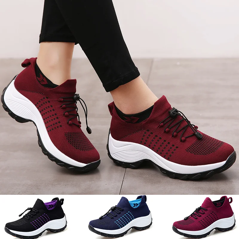 Sneakers Women Walking Shoes Platforms Increasing Height Breathable Comfortable Tennis Shoes Slip-on Anti-slip Tenis Feminino
Sneakers Women Walking Shoes Platforms Increasing Height Breathable Comfortable Tennis Shoes Slip-on Anti-slip Tenis Feminino