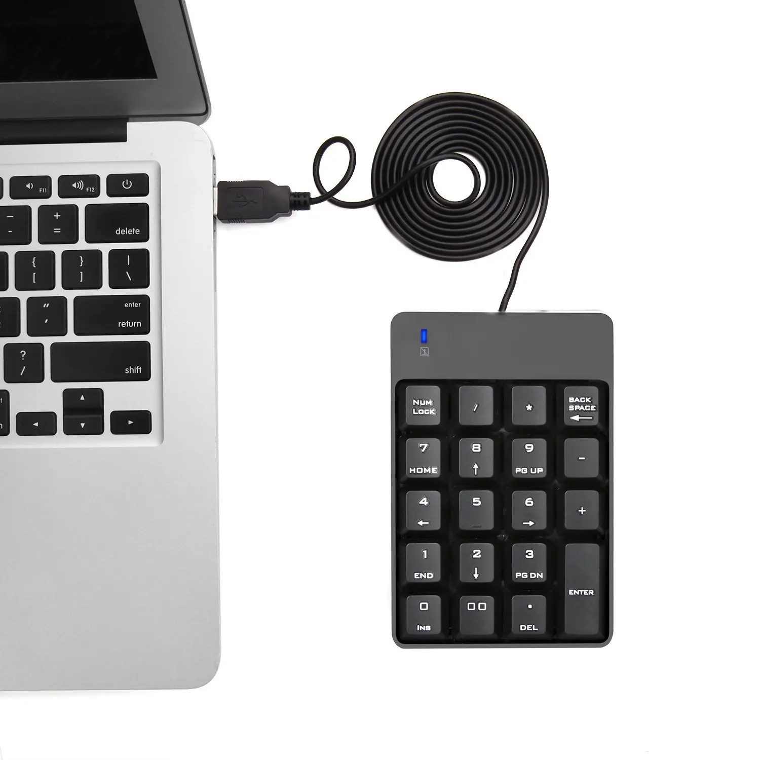 Jelly Comb USB Numeric Keypad Portable Slim Mini Number Pad for Laptop Desktop Computer PC Full Size 19 Key Big Print Letters
Jelly Comb USB Numeric Keypad Portable Slim Mini Number Pad for Laptop Desktop Computer PC Full Size 19 Key Big Print Letters