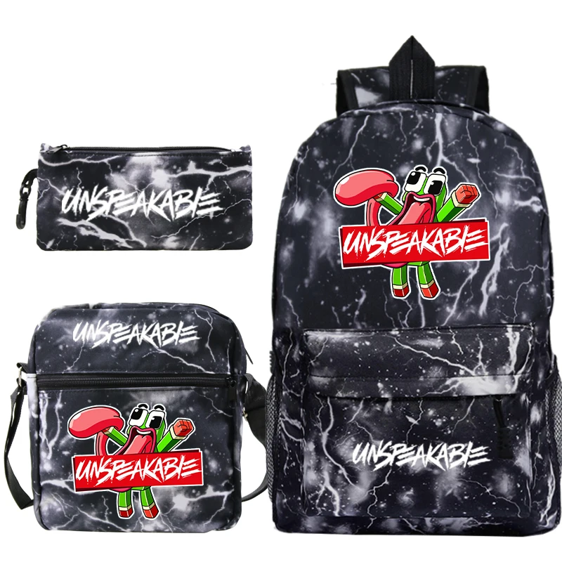 3Pcs/Set Backpack Bags For Kids Women Man Unspeakable Backpacks Canvas Bag Unspeakable School Shoulder Bag Pencil Case Mochila
3Pcs/Set Backpack Bags For Kids Women Man Unspeakable Backpacks Canvas Bag Unspeakable School Shoulder Bag Pencil Case Mochila