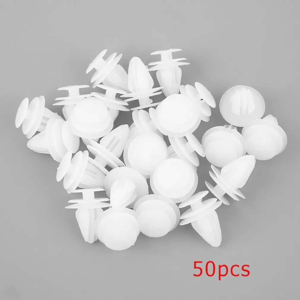 50 Pcs 8mm Universal Automobile Bumpers Hole Plastic Push Screw Rivet Door Buckle Panel Fixings Clips White For Car Auto
50 Pcs 8mm Universal Automobile Bumpers Hole Plastic Push Screw Rivet Door Buckle Panel Fixings Clips White For Car Auto