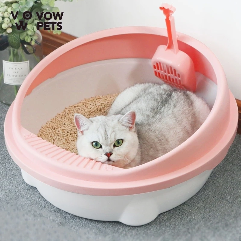 VOW Pets Semi Closed Litter Sand Box Scoop Anti-splash Portable Plastic Large Deodorant Sandpit Cat Self Cleaning Pet Toilet
VOW Pets Semi Closed Litter Sand Box Scoop Anti-splash Portable Plastic Large Deodorant Sandpit Cat Self Cleaning Pet Toilet
