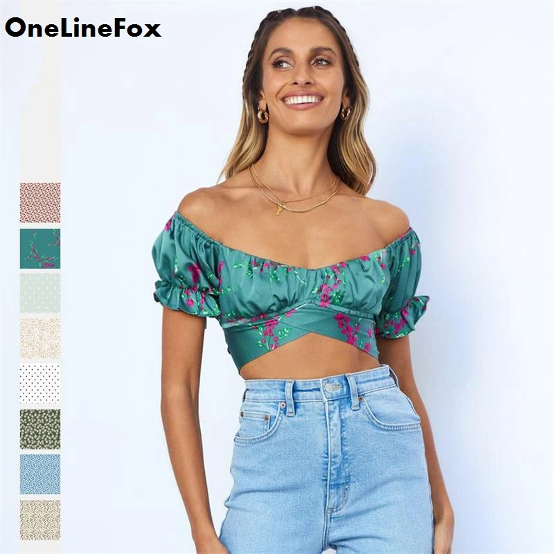 OneLineFox Women's Slash Neck Short Sleeve Floral Tops T-Shirt Backless Club Party Wrap Shirt Top Slim Streetwear
OneLineFox Women's Slash Neck Short Sleeve Floral Tops T-Shirt Backless Club Party Wrap Shirt Top Slim Streetwear