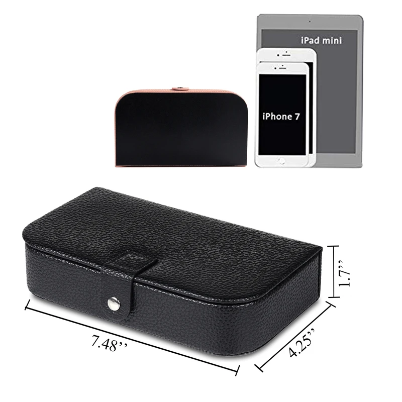 5 Colors Earrings Bracelet Necklace Jewelry Box PU Leather Jewelery Case Wedding Boxe For Lady
5 Colors Earrings Bracelet Necklace Jewelry Box PU Leather Jewelery Case Wedding Boxe For Lady