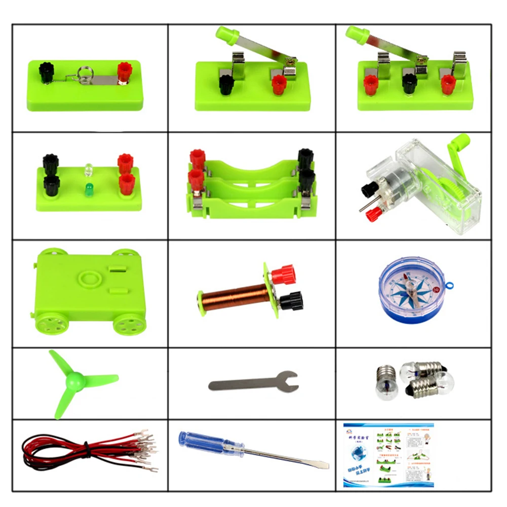 Physics Science Lab Accessories, Basic Circuit Learning Starter Kit, Including Electricity, Magnetism, Electromagnetics
Physics Science Lab Accessories, Basic Circuit Learning Starter Kit, Including Electricity, Magnetism, Electromagnetics