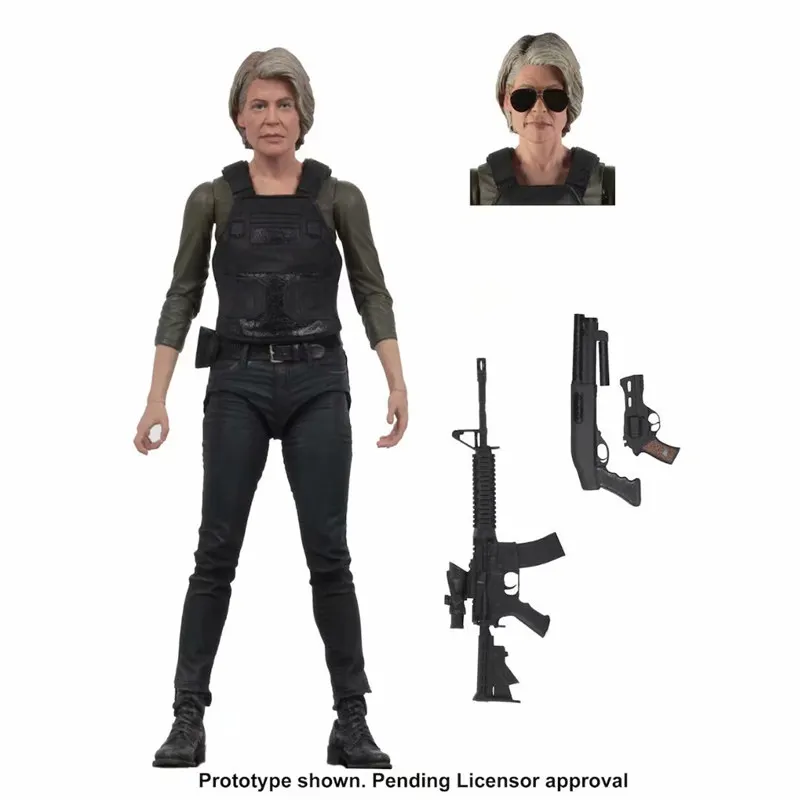 18 см NECA Терминатор T-800 Темный Fate Sarah Connor ПВХ фигурка лучший подарок на Рождество и