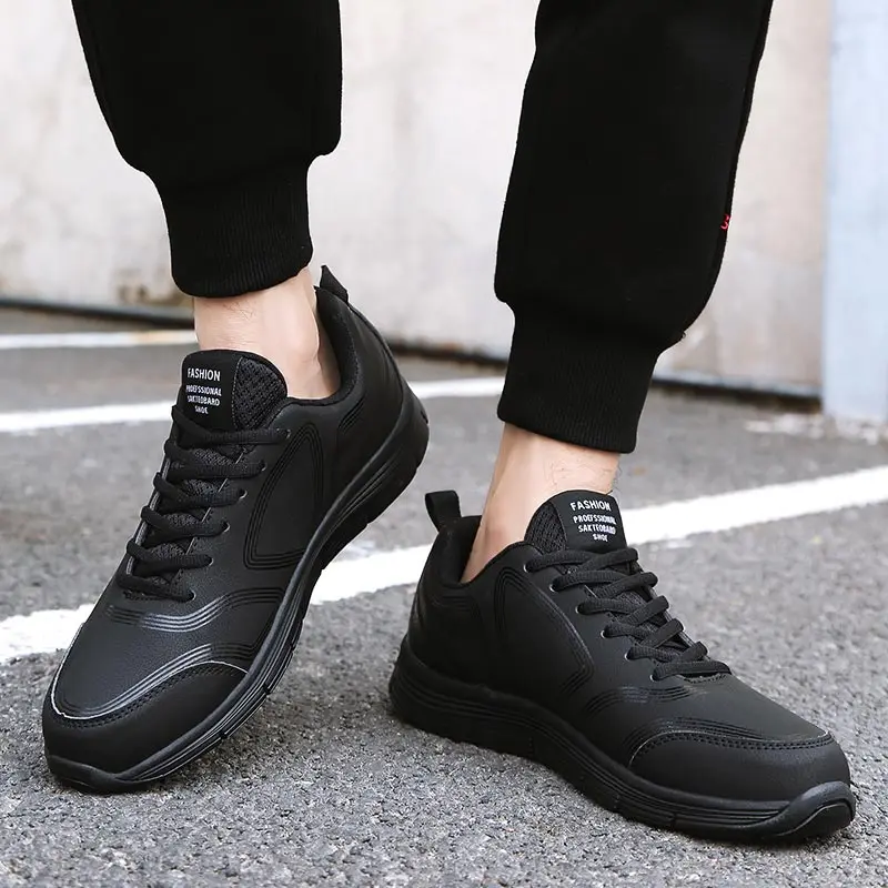 Autumn PU Leather Men's Running Shoes Man Sneakers Male Sport Shoes Men Sport Shoes Man Sports Shoes Men Black Training GMB-0368
Autumn PU Leather Men's Running Shoes Man Sneakers Male Sport Shoes Men Sport Shoes Man Sports Shoes Men Black Training GMB-0368