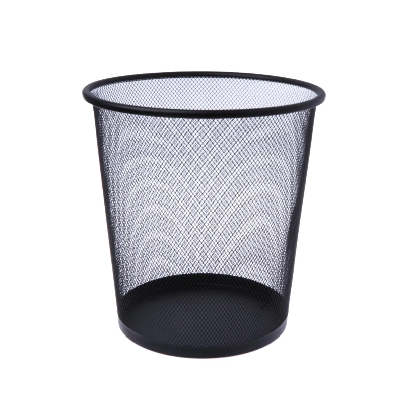 Metal Mesh Wastebasket Round Trash Can Recycling Bin Office Tools Supplies Black H051
Metal Mesh Wastebasket Round Trash Can Recycling Bin Office Tools Supplies Black H051