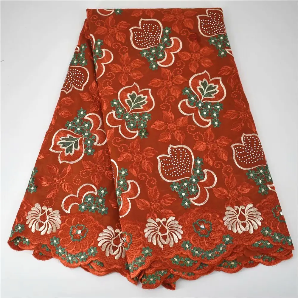 Latest High Quality Siwss Voile Lace in Switzerland With Stone Embroidery African Pure Cotton Lace fabric For Dress Party Sewing
Latest High Quality Siwss Voile Lace in Switzerland With Stone Embroidery African Pure Cotton Lace fabric For Dress Party Sewing