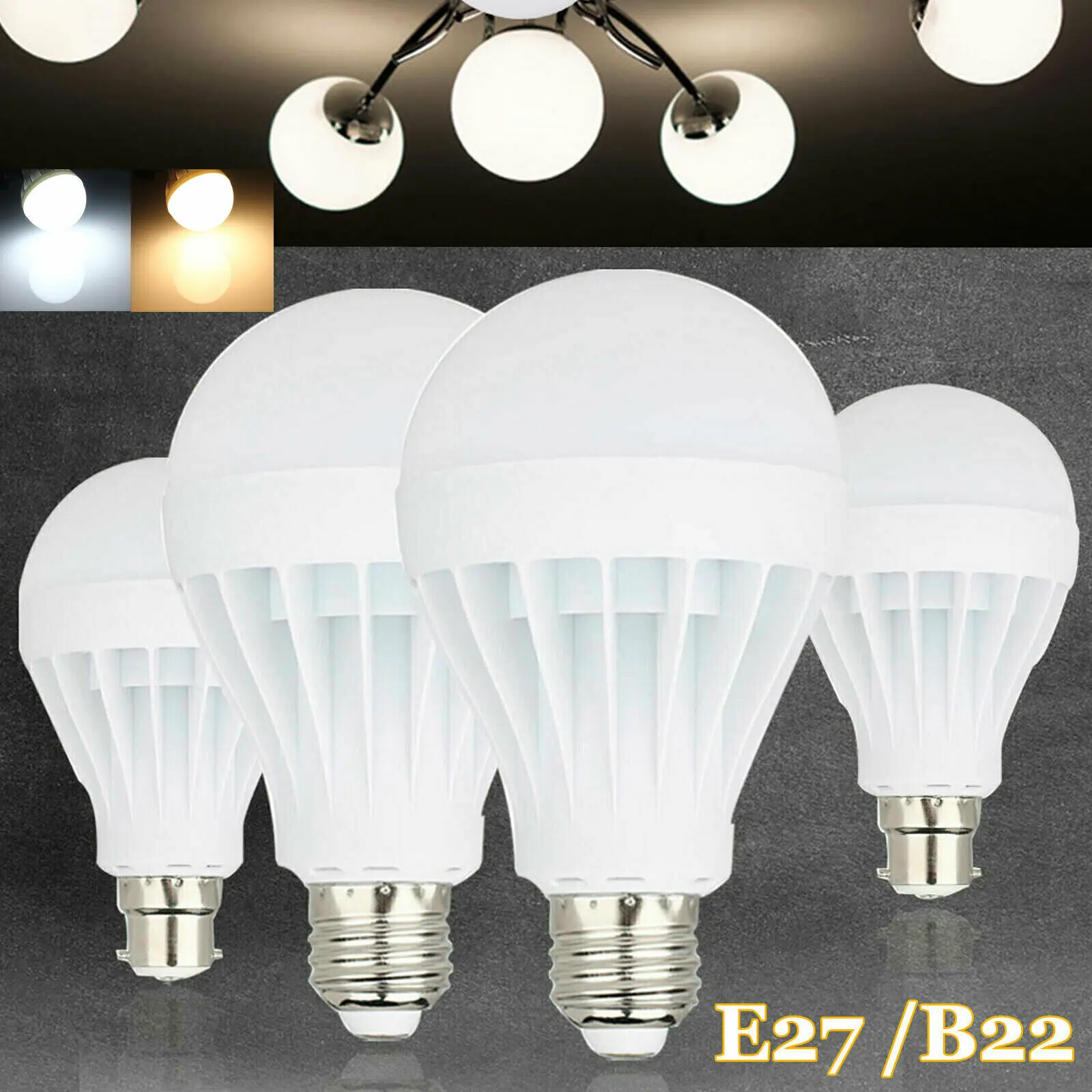 

3W 7W 9W 12W LED Globe Bulb Light B22 BC E27 ES For Chandeliers Energy Saving Light Bombillas Replace Halogen Lamps 110V 220V
